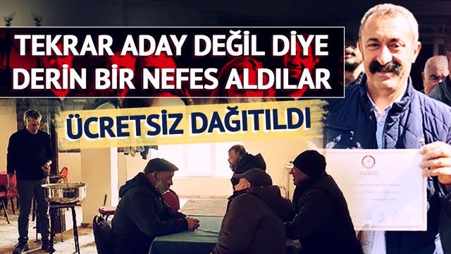 Maçoğlu'nu Tuncelililer topa tuttu! Tekrar aday değil diye çorba dağıtıldı: Biz kurtulduk, inşallah Kadıköy yanlış seçim yapmaz