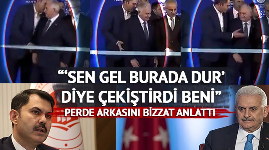 Murat Kurum, Binali Yıldırım ile yaşadıklarını bizzat anlattı! Erdoğan'ın da katıldığı törendeki görüntüler gündem olmuştu