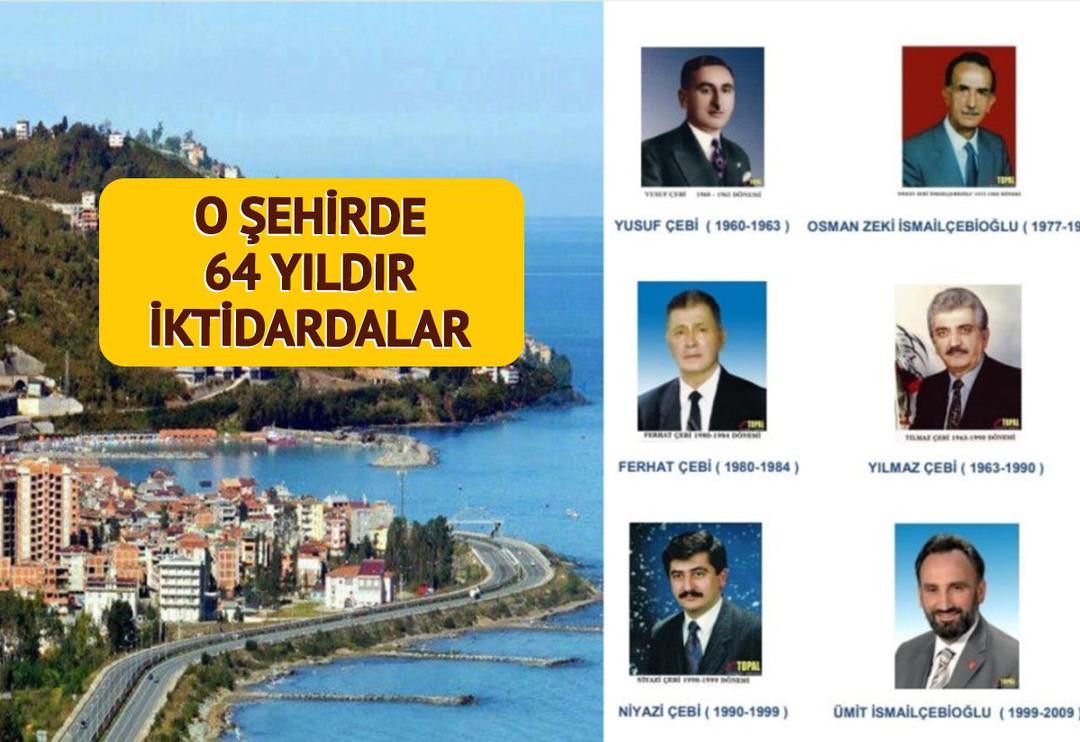 Yıkılmayan hanedanlık! İl&ccedil;ede 64 yıldır aynı soyisim iktidarda! Başka soyisimli birini se&ccedil;miyorlar