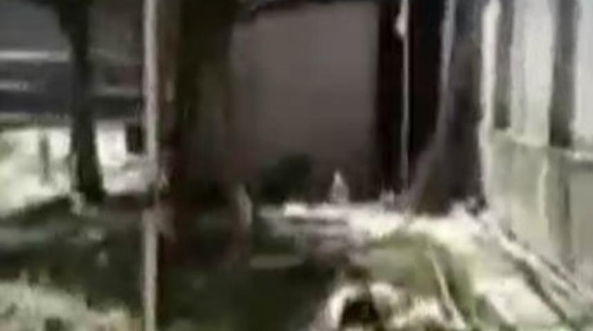 Bah&ccedil;esinde sebze yetiştirmiş