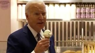 Tepki çeken görüntüler! Biden dondurma yerken açıkladı: ‘İsrail, Ramazan ayında Gazze'deki eylemlerini durduracak!’ 