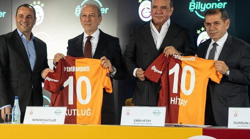 Galatasaray ile Bilyoner'den sponsorluk anlaşması