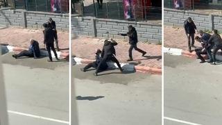 Zabıtaların bıçaklı 'mobbing' kavgası kanlı bitti! Dehşet anları kamerada
