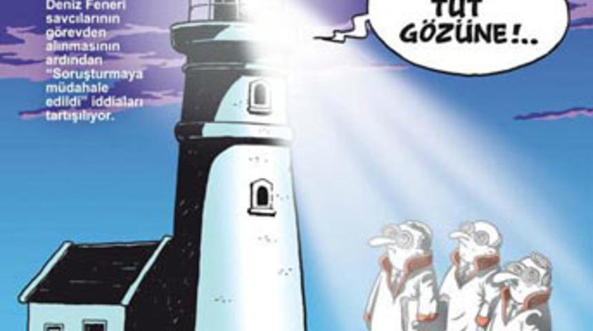 Deniz feneri kapağı...