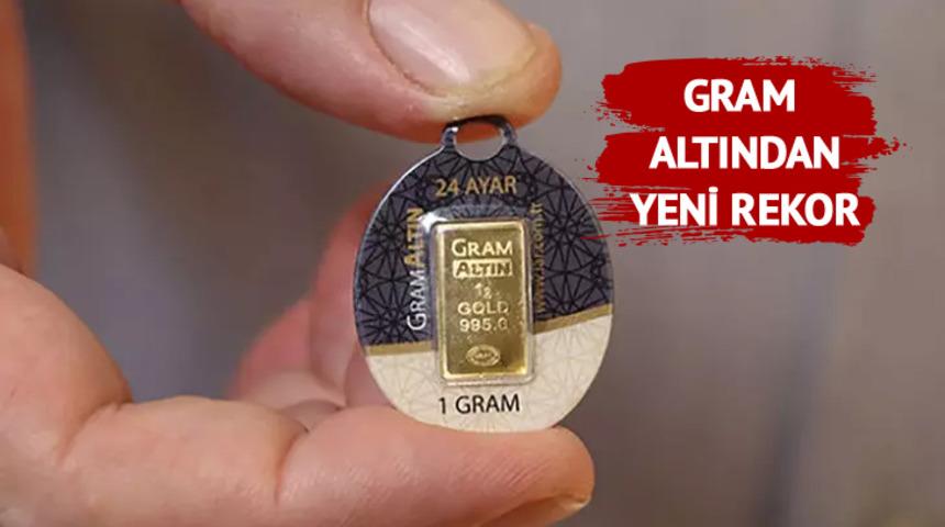 Gram altın rekor kırmaya devam ediyor! Son bir ayın zirvesinde