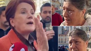 Akşener'in öfkelenip Hadi be dediği kadın isyan etti! 'AK Parti' çıkışı dikkat çekti: Onların maaşı iyi, bizler perişan!