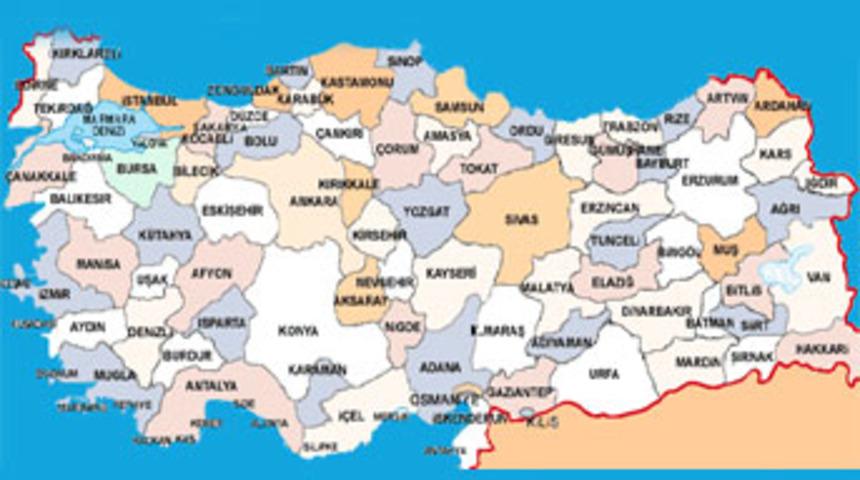 4 ilin sınırı değişti