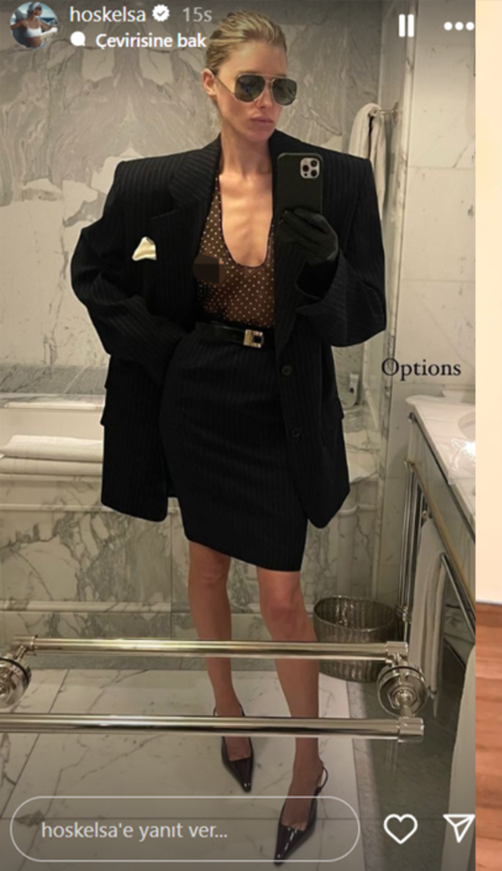 Victoria's Secret meleği Elsa Hosk tülden bluzunun içine hiçbir şey giymedi! Cesur seçimi olay oldu  G1