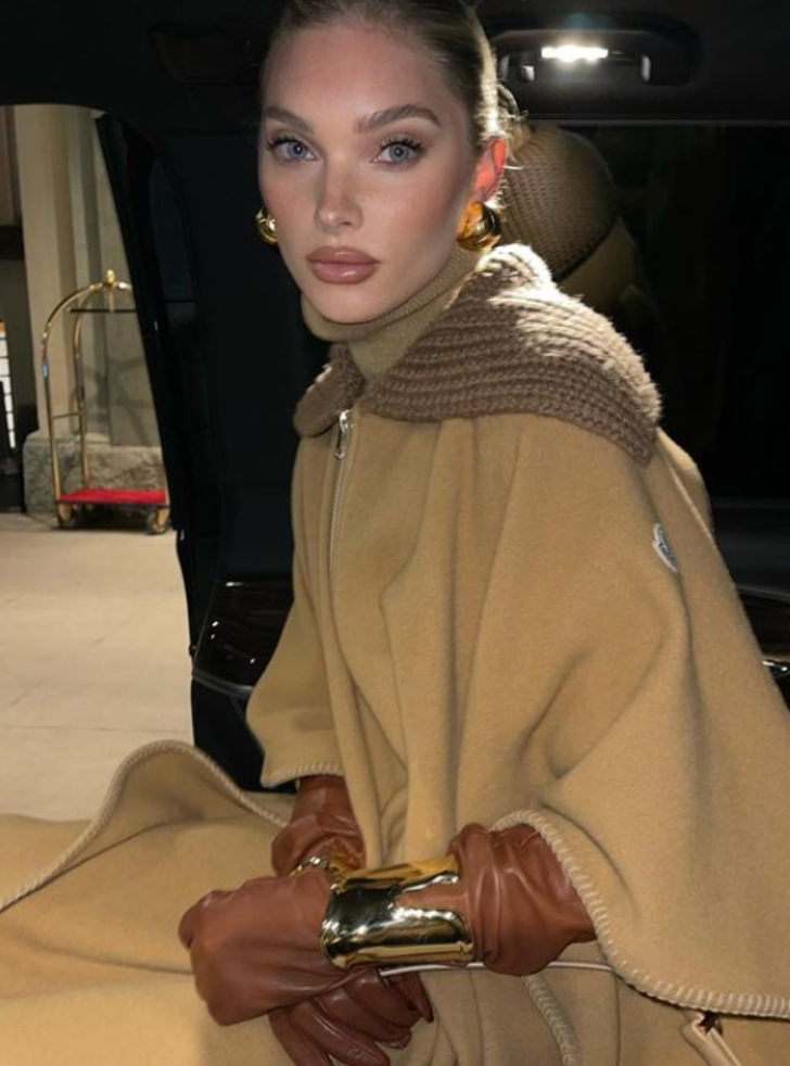 Victoria's Secret meleği Elsa Hosk tülden bluzunun içine hiçbir şey giymedi! Cesur seçimi olay oldu  G4