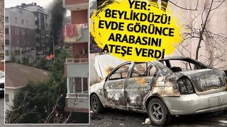Annesiyle ilişkisi olduğu iddia edilen adamı evde gördü! 14 yaşındaki yabancı uyruklu çocuk önce bıçakladı, sonra arabasını yaktı