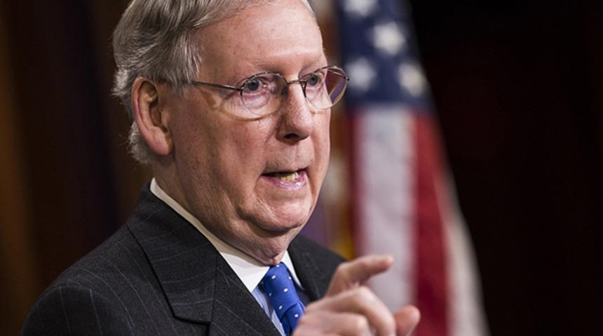 ABD Senatosundaki Cumhuriyetçilerin lideri McConnell'den flaş karar! 