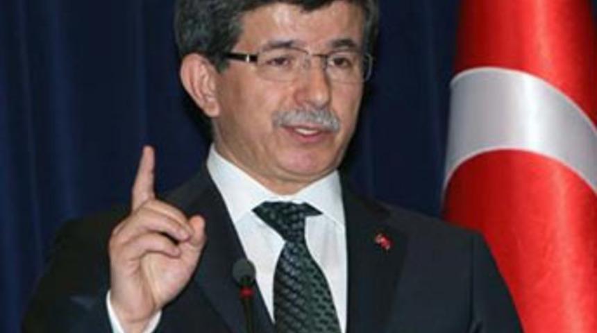 Davutoğlu Suriye'yi uyardı!