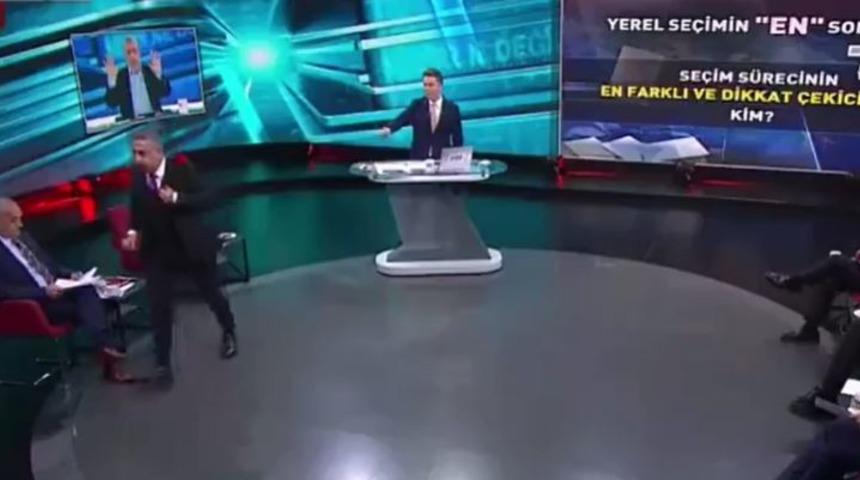 Canlı yayındayken KJ'yi gördü, sinirler gerildi! Gelen yanıta çok sert tepki... CHP'li Ali Haydar Fırat canlı yayını terk etti