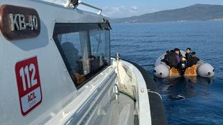 İzmir açıklarında 21 düzensiz göçmen kurtarıldı