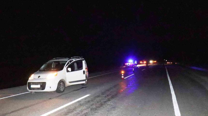 Otomobilin &ccedil;arptığı yaşlı adam hayatını kaybetti