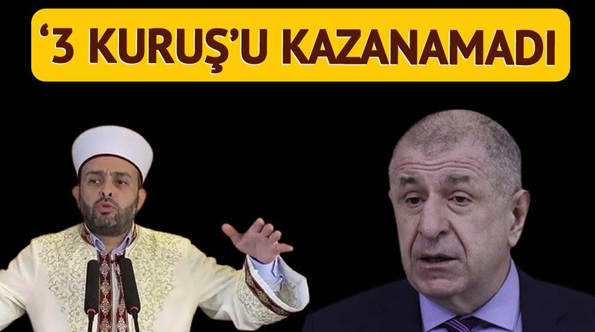 Hatay sözleri tüm Türkiye'de tepki çekmişti! Özdağ'a dava açan Konakçı'ya 3 kuruş şoku