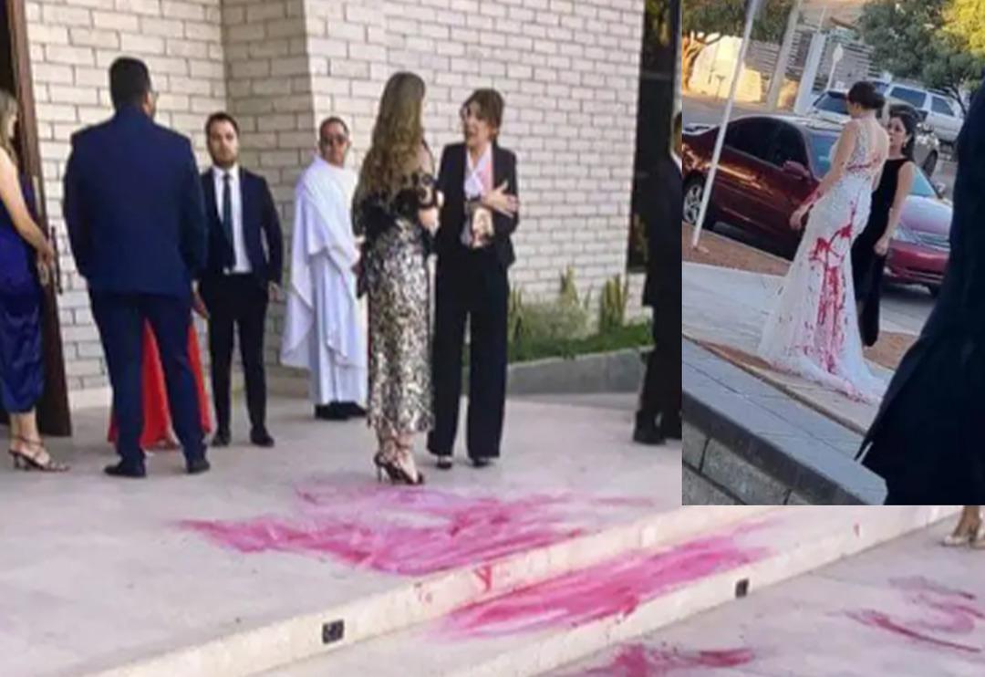 İstenmeyen gelin vakasında kayınvaliden şaşırtan plan! Gelinliğine kırmızı boya atmaları i&ccedil;in adam kiraladı... 'Bu resmen kayınvalide ter&ouml;r&uuml;'