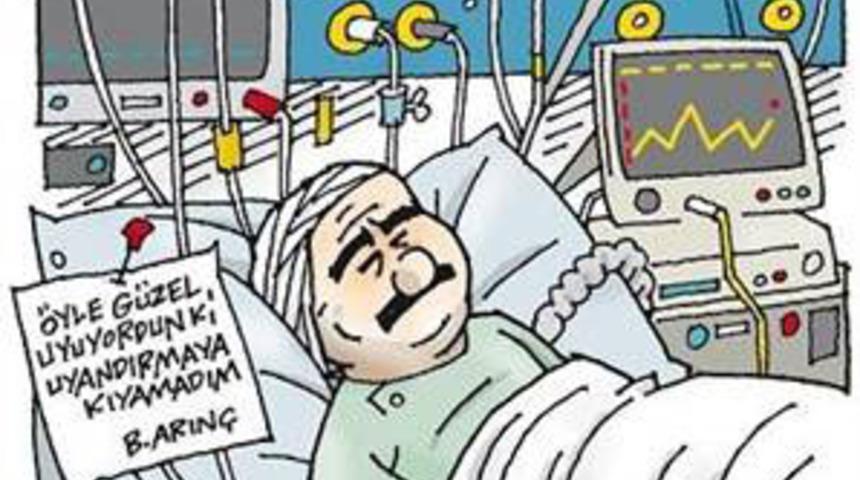 '&Ouml;yle g&uuml;zel uyuyordun ki...'