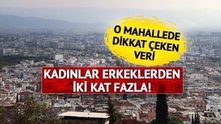 Bu mahallede kadın nüfusu erkeklerden iki kat fazla! Rakamlar belli oldu... O detay dikkat çekti