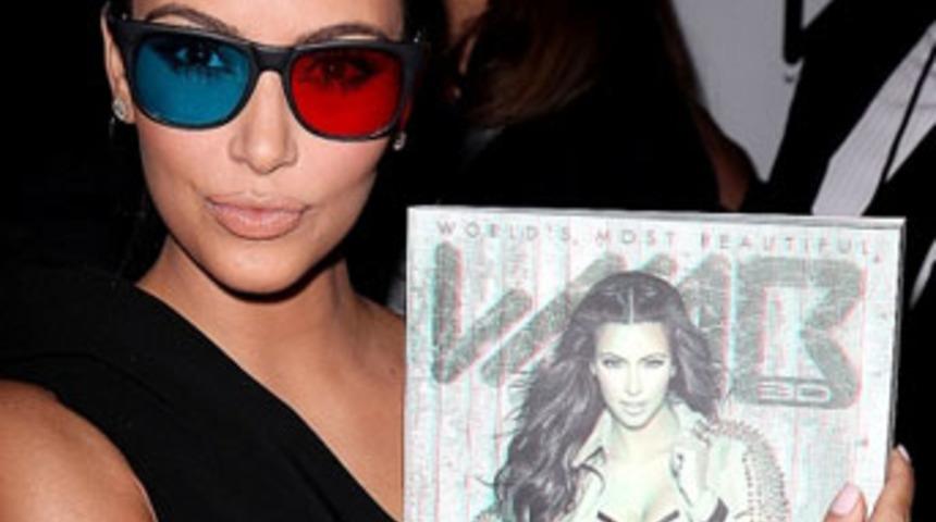 Kim Kardashian&rsquo;dan 3 boyutlu pozlar