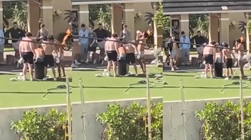 Akran zorbalığı saniye saniye kaydedildi! Yarı çıplak soyup çöp kovasına oturttular... Ağızlarında çalkalayıp çalkalayıp üzerine tükürdüler