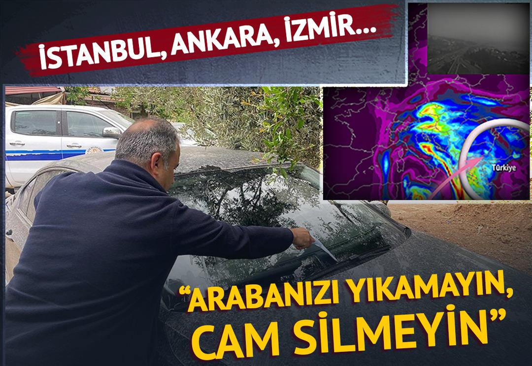 'Arabanızı yıkamayın, cam silmeyin' İstanbul, Ankara, İzmir... Yarın '&ccedil;amur yağmuru' bekleniyor, işte o harita