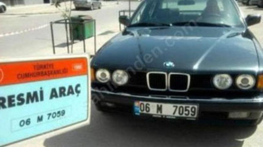 Cumhurbaşkanı&rsquo;ndan az kullanılmış temiz BMW!