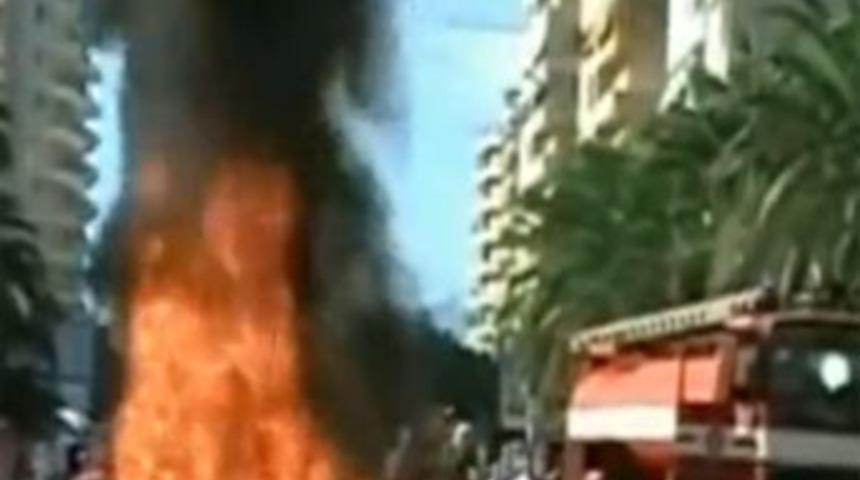 Gen&ccedil; yargıcı diri diri yaktılar