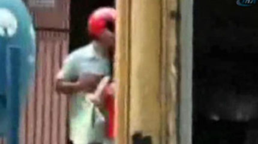 Eli silahlı banka soyguncu işte b&ouml;yle vuruldu