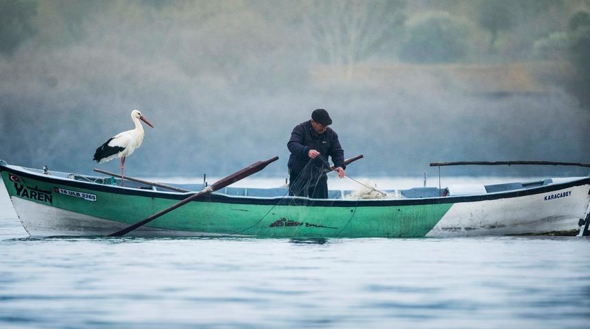 Yaren Leylek ile Adem Amca 13'üncü kez buluştu! Geleneksel pozlarını yine verdiler
