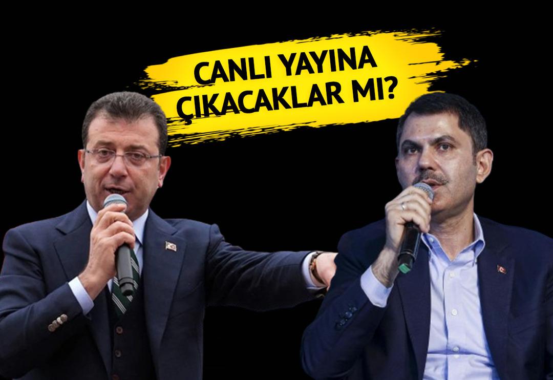 Herkes bunu konuşmaya başladı! İmamoğlu ile Kurum canlı yayına &ccedil;ıkacak mı? İkisine de soruldu