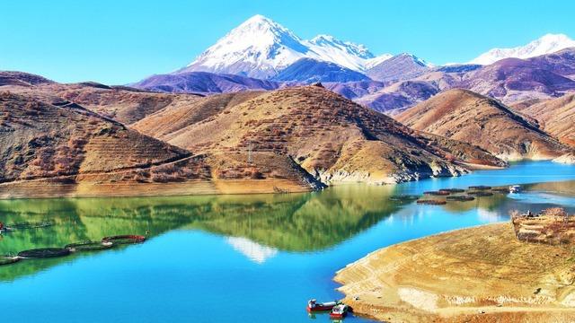 Kahramanmaraş Kandil Barajı’ndan kartpostallık görüntüler
