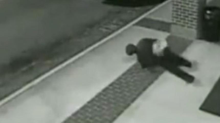 Soyguncuya kurşun yağmuru