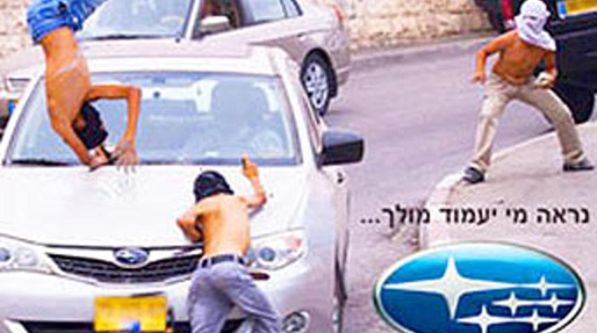 Subaru'dan, akıllara zarar reklam afişi!