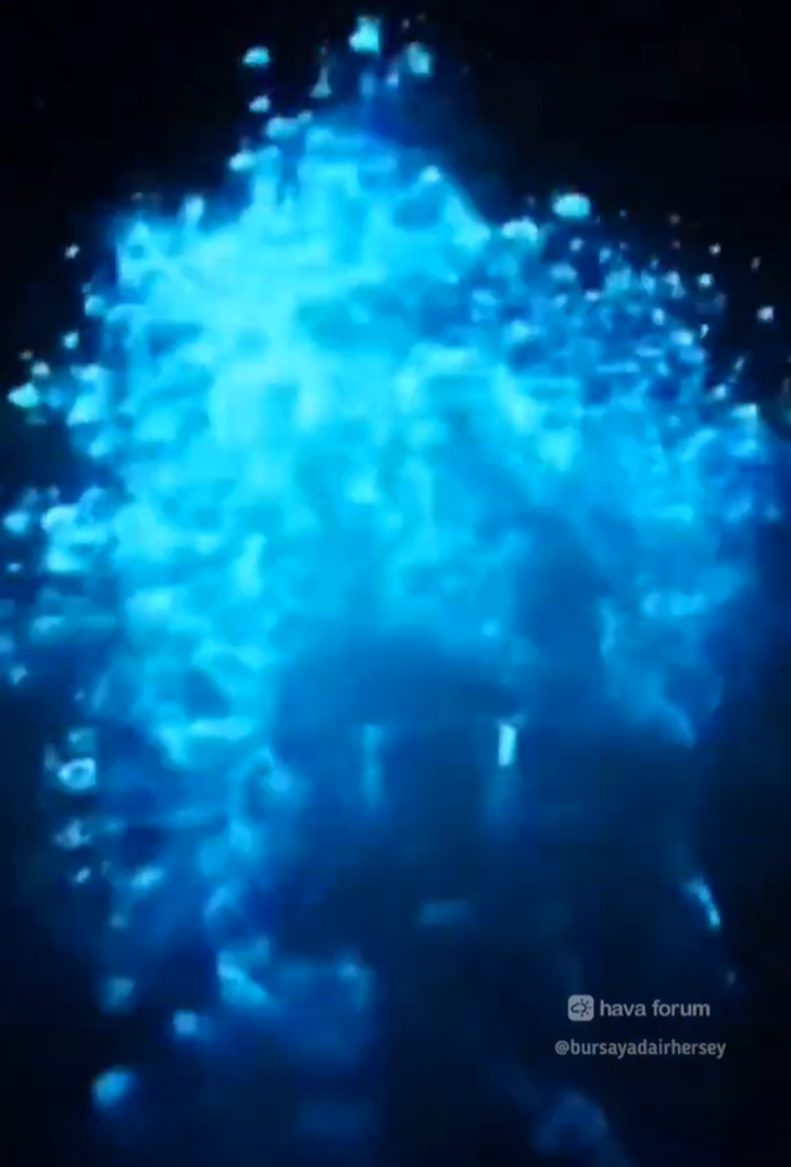 Marmara'da deniz renk değiştirdi! Mavi renkli parlamalar sosyal medyada gündem oldu... Adım attıkça ortaya çıktı G4