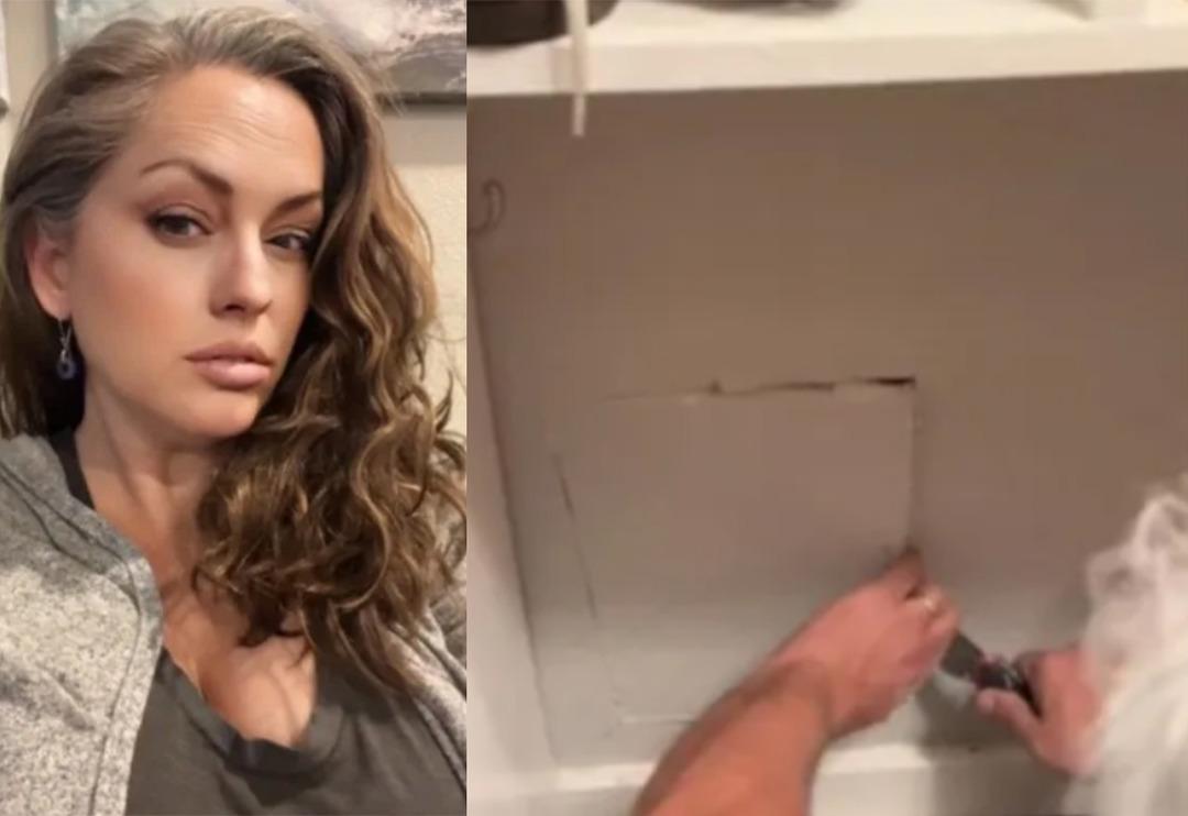 Duvarlarının i&ccedil;inden gelen garip bir sesle korktular! G&ouml;rd&uuml;klerine inanamadılar... "Baktığımızda bir s&uuml;rprizle karşılaştık"