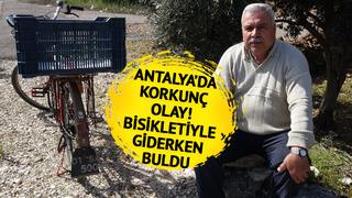 Bisikletiyle giderken çalılıkta buldu! Antalya'da korkunç olay 'Çorap giyili bir ayak gördüm'