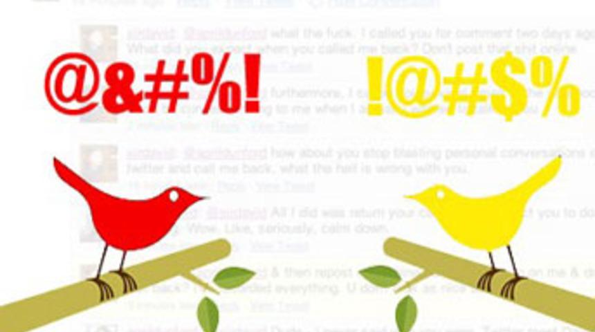 Kızgın tweet bardan attırdı