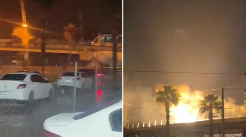 Antalya'da tramvay hattına yıldırım düştü! Seferlerde aksama yaşandı