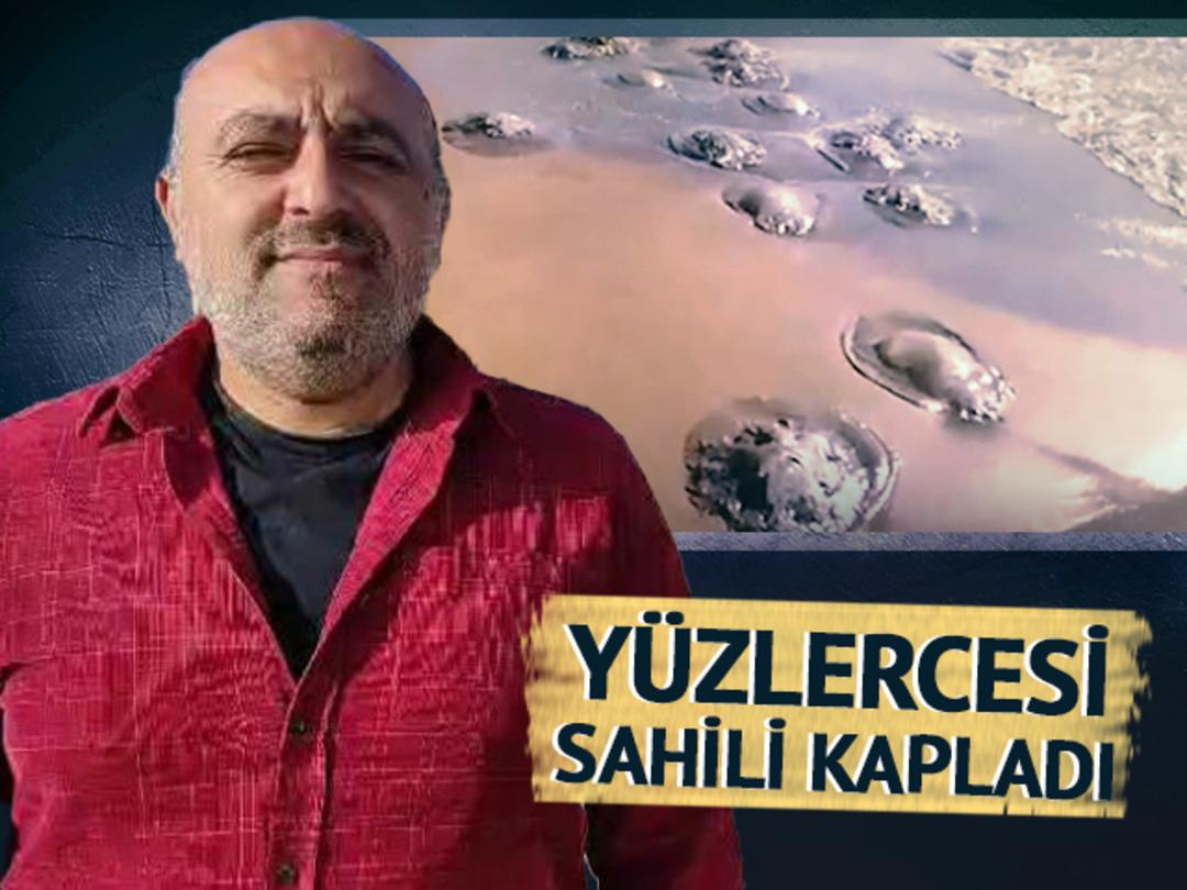 Yer: Hatay! Y&uuml;zlercesi sahili kapladı... "&Ouml;n&uuml;m&uuml;zdeki d&ouml;nemde ciddi sıkıntılara sebep olacak bir durum"