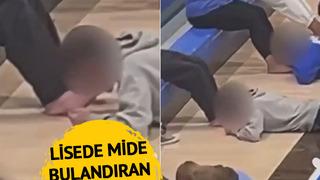 Lisede mide bulandıran görüntüler: Ayaklarına fındık ezmesi sürüp yalattılar... Tepkiler çığ gibi büyüyor!