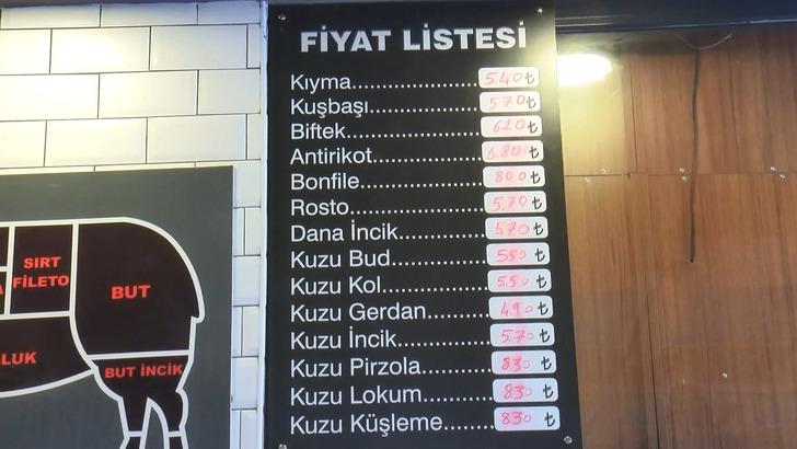İstanbul'da 3 ayrı tarife! Et ve Süt Kurumu'nda kilosu 380 lira olan pirzola kasapta 1100 liraya satılıyor! G2