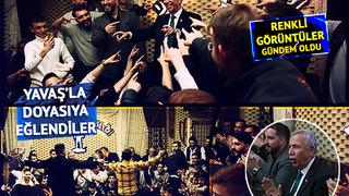 Kalabalığın arasına karıştı, Ankara havalarına eşlik etti! Mansur Yavaş'ın ziyaretinden renkli görüntüler ilgi çekti