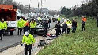 TEM'de feci kaza! 3 araç birbirine girdi: 2 ölü, 4 yaralı