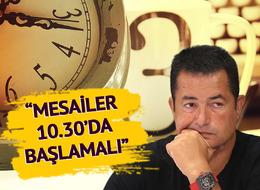  Acun Ilıcalı'dan yine 'mesai saati' çıkışı! "10.30'da başlasın" dedi, o sektörleri ise ayrı tuttu: Sabah 06.00'da seyahat etmeye değecek bir şey yok!