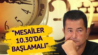  Acun Ilıcalı'dan yine 'mesai saati' çıkışı! 10.30'da başlasın dedi, o sektörleri ise ayrı tuttu: Sabah 06.00'da seyahat etmeye değecek bir şey yok!
