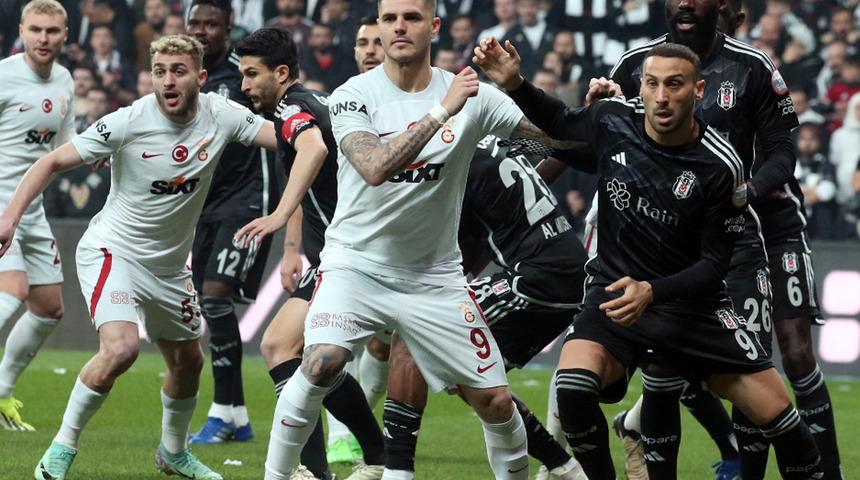 Beşiktaş ile Galatasaray derbisi izleyenlerin nefesini kesti! Siyah-beyazlıları mağlup eden Galatasaray yeniden liderliği geri aldı