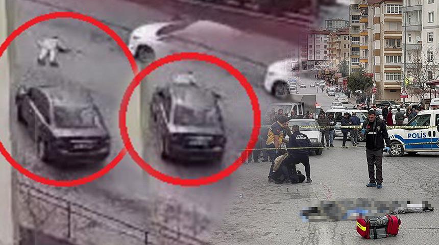 Kayseri'de korkunç olay! Önce silahla öldürdü sonra otomobili ile üzerinden geçti