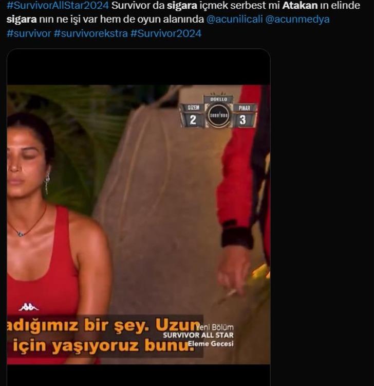 Acun Ilıcalı yine çok kızacak! Survivor'da elinde sigarayla kameralara yakalandı... Sercan mı Atakan mı? G5
