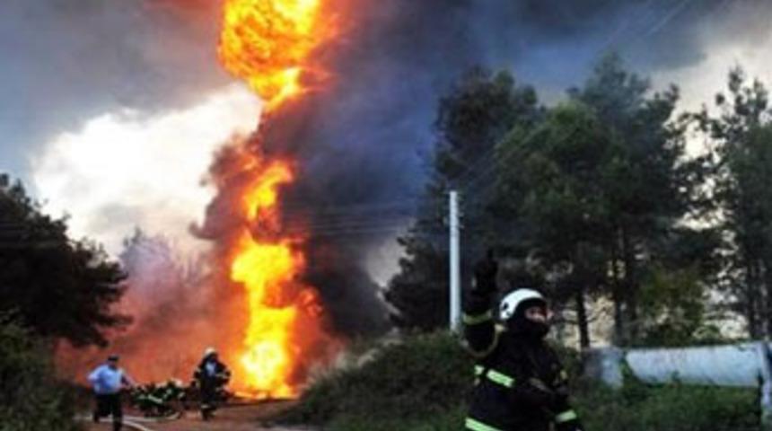 Antalya'da boru hattındaki yangının ardından